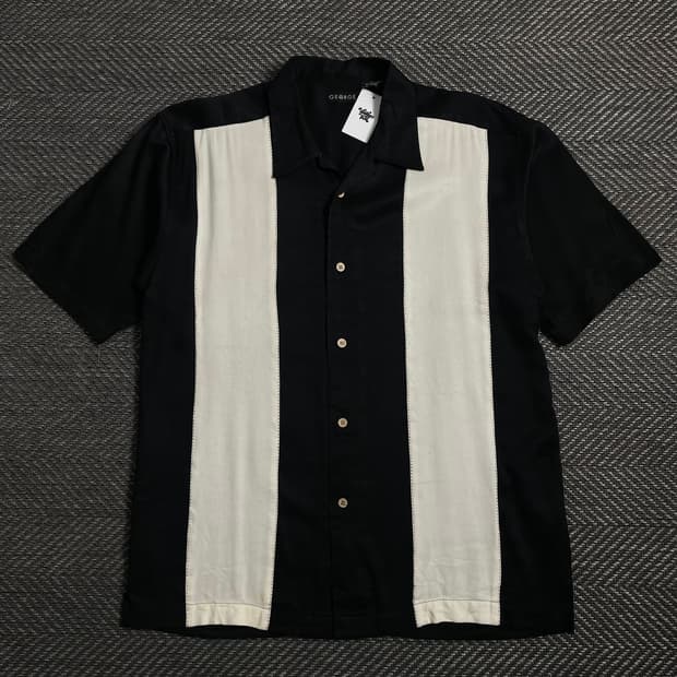 USA 오리지날 빈티지 패턴 쿠바 셔츠o 4250