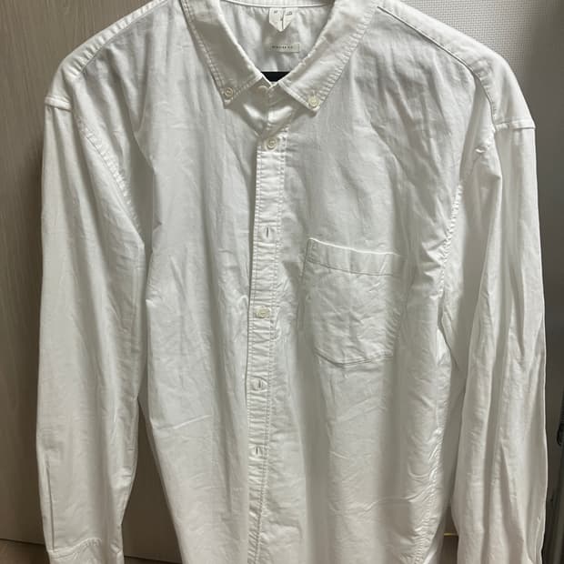 (54/XL) 아르켓 화이트 셔츠 arket