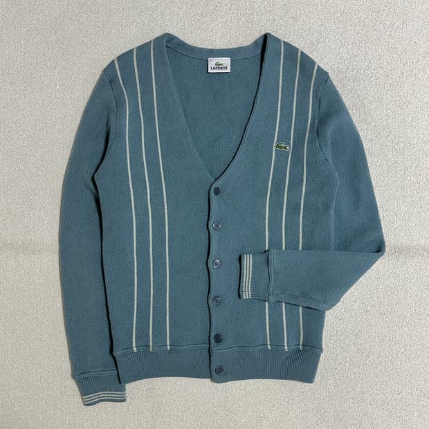 라코스테 스트라이프 가디건