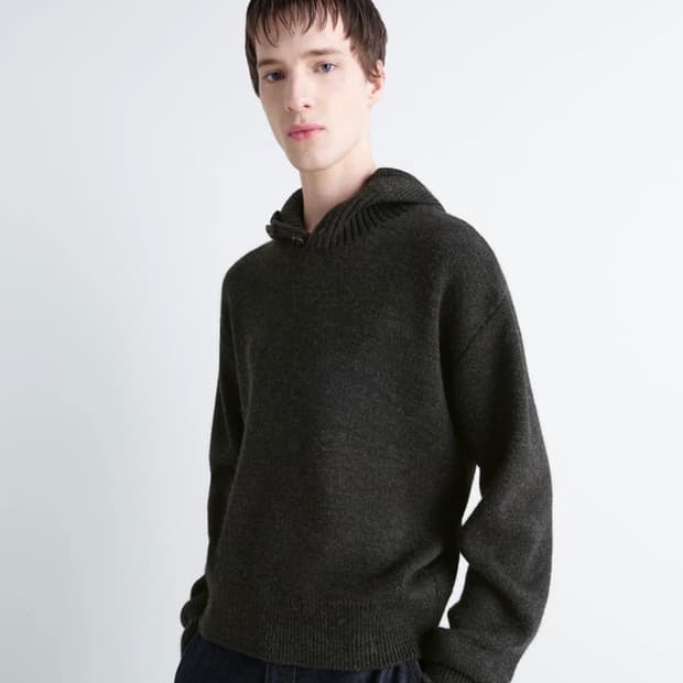 (S) FW25 르메르 알파카 후드 니트