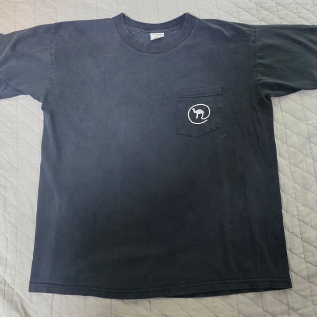 [XL] 90s 카멜 포켓 프로모 티셔츠 ver. 하드페이드