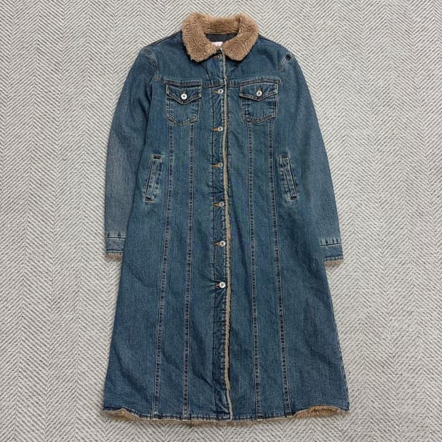 캐롤크리스찬포엘 세르파 데님 롱 자켓 v1683