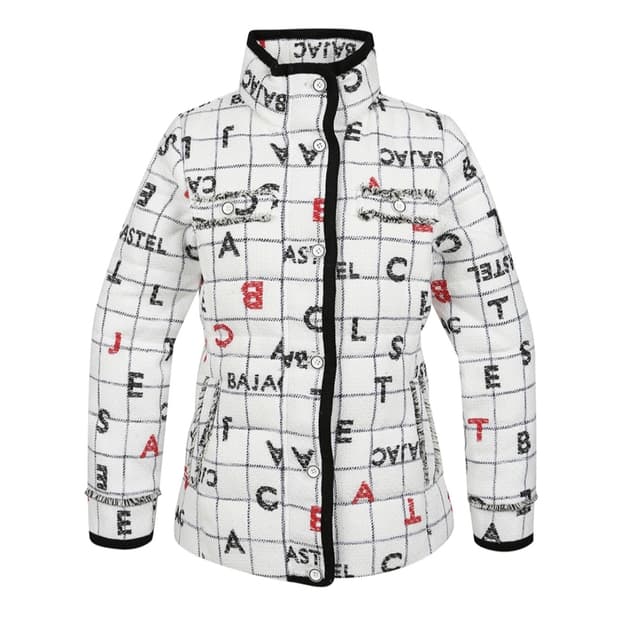 [90]까스텔바작 트위드 구스다운 점퍼