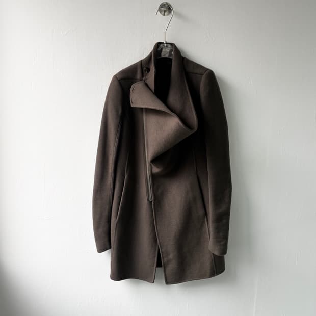 릭오웬스 드레이프 캐시미어 코트