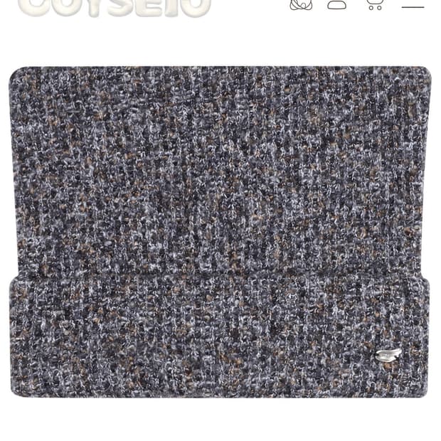 코이세이오 와이드 캣 비니 그레이