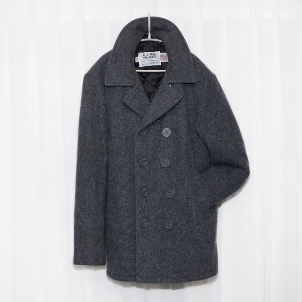 쇼트 USA 740N 부클 크래프트울 더블 피코트 자켓 (42/105)