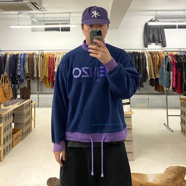샵세일중🔥 KENZO fleece anorak 겐조 후리스 아노락