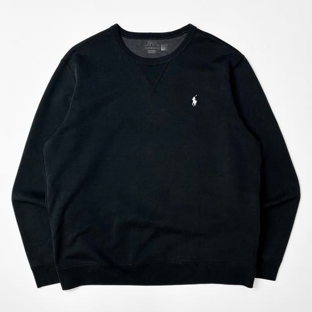 폴로 랄프로렌 베이직 크루넥 로고 맨투맨 PN5166