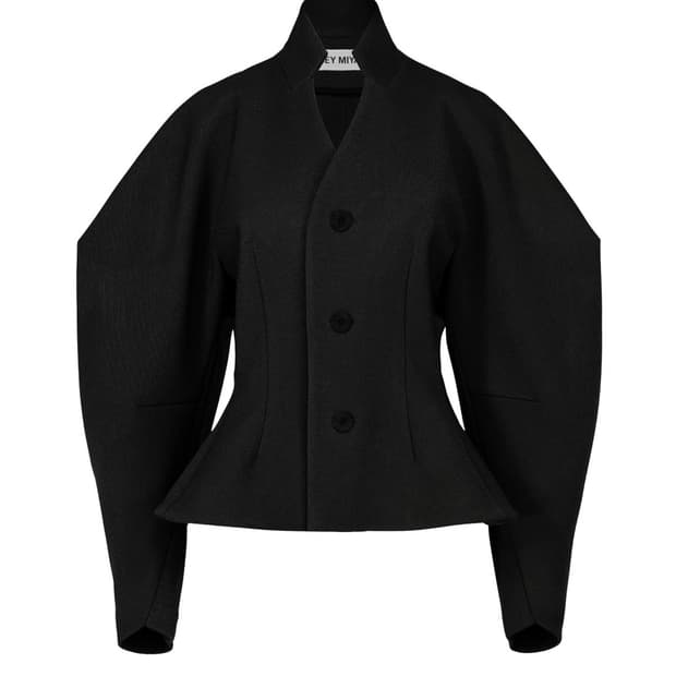 이세이미야케 암스 자켓 블랙