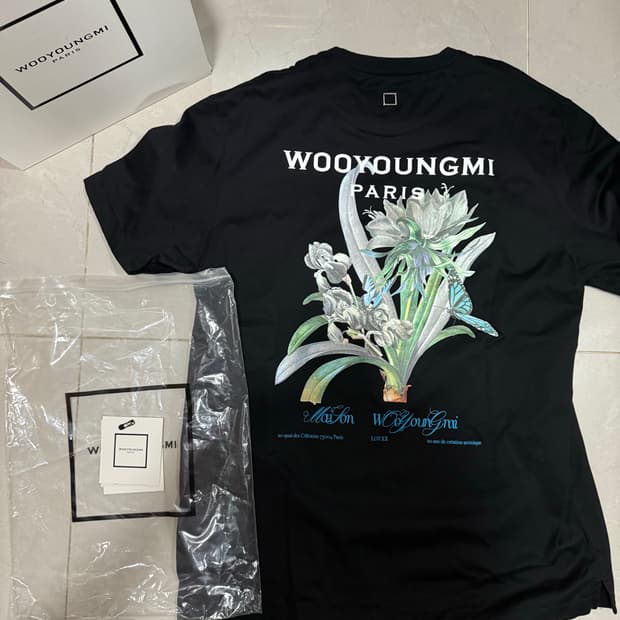 [당일출고,풀박스] 우영미 플라워 반팔 48사이즈