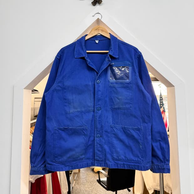 80s 빈티지 프렌치 워크 자켓 (L)  