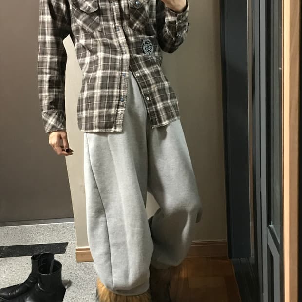 Button-up Patch Shirt