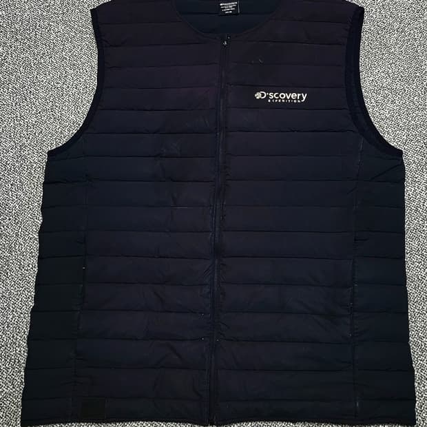 디스커버리 남성 구스다운 경량  조끼 베스트 105