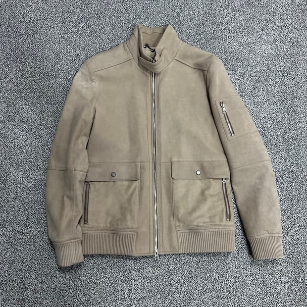 빈폴 컬렉션 양가죽 스웨이드 블루종 자켓