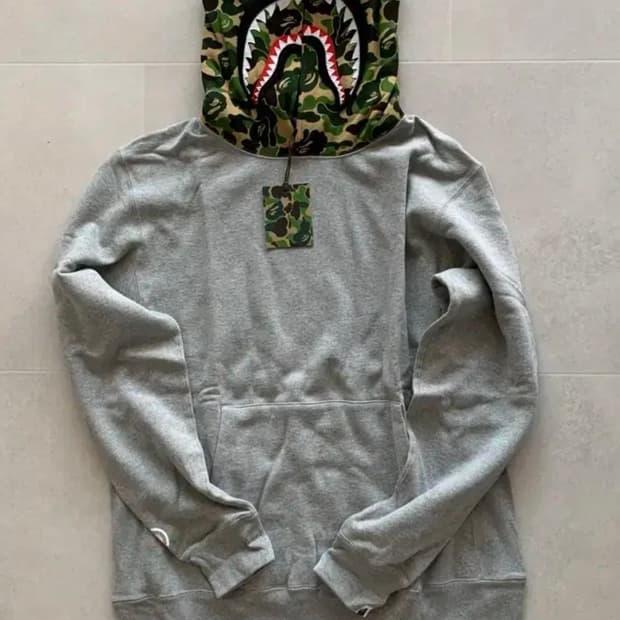 베이프 ABC 카모 샤크 풀오버 후드 2XL 1J80114006