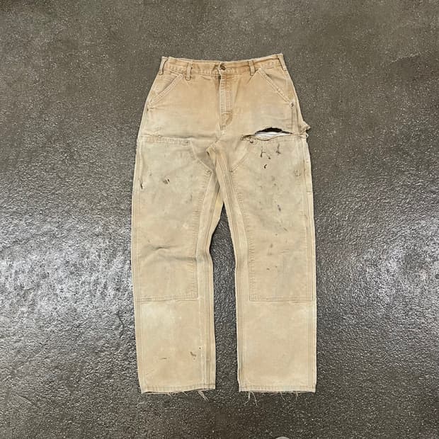 Carhartt 데미지 더블니 팬츠 (31“)