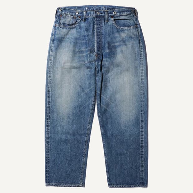 [34/32] 아프레쎄 25AW No.22 워시드 와이드 데님