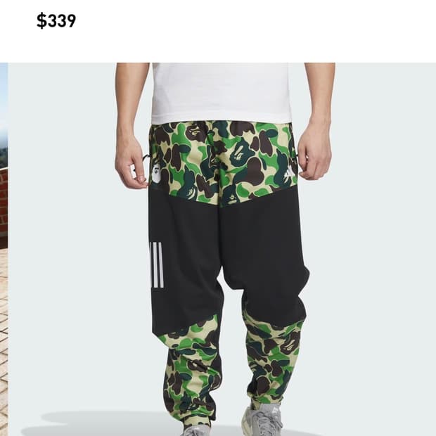 BAPE x adidas Golf WIND.RDY Pants