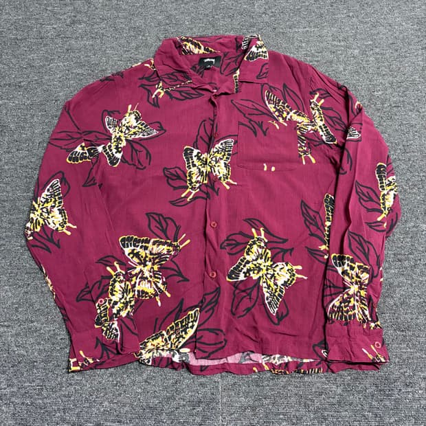 스투시 버터플라이 셔츠