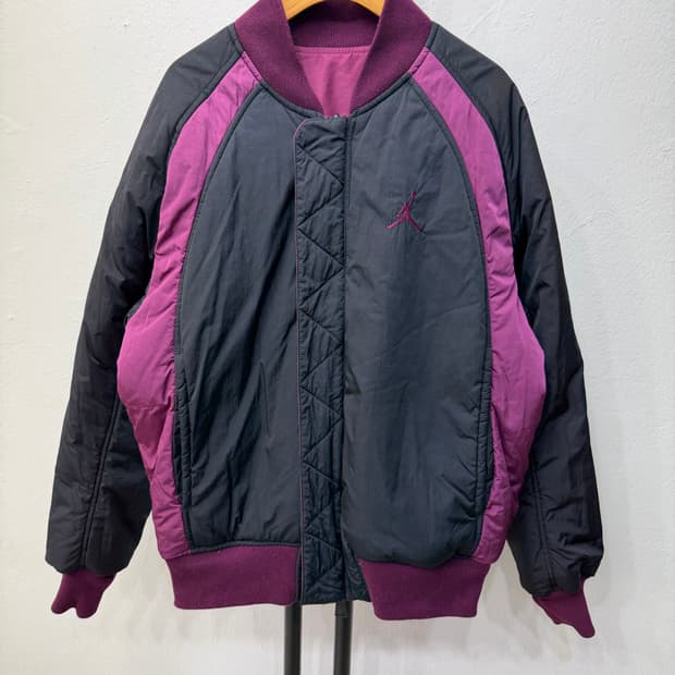 정품) 나이키 조던 남성 리버시블 양면 퀼팅 패딩 자켓 L