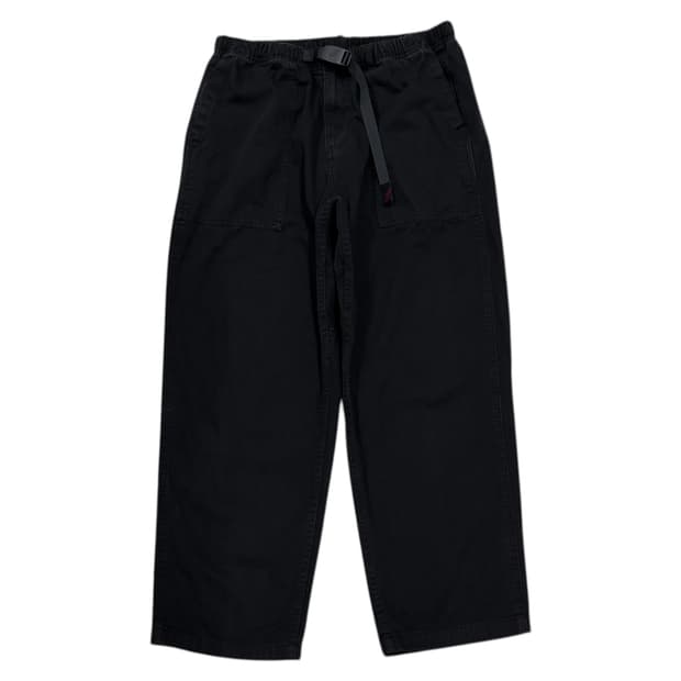 그라미치 루즈 테이퍼드 팬츠 바지 블랙 L