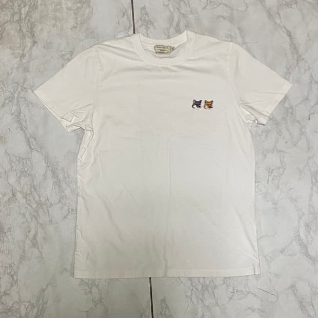 메종키츠네 정품 반팔티 90 사이즈