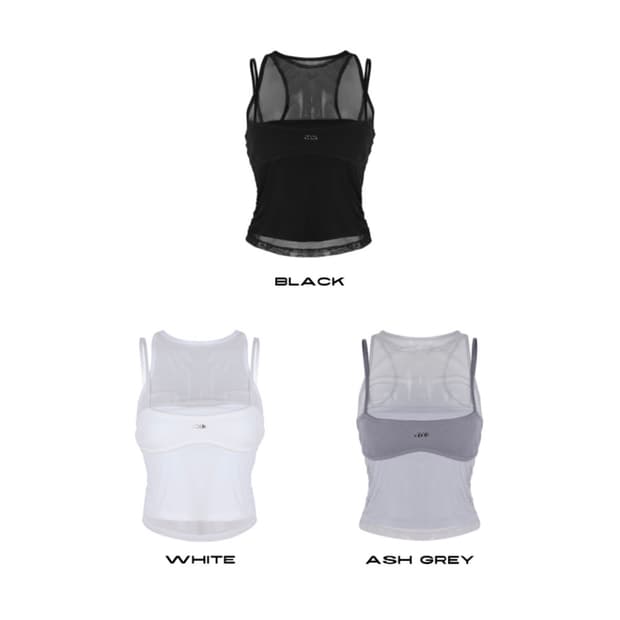 오도어 애쉬 슬리브리스 블랙