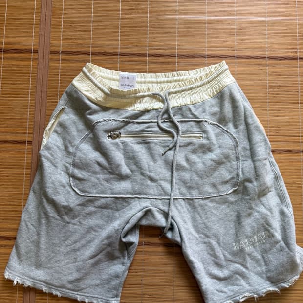 발망 비치웨어 쇼츠 반바지 코튼 20mm 모른닷