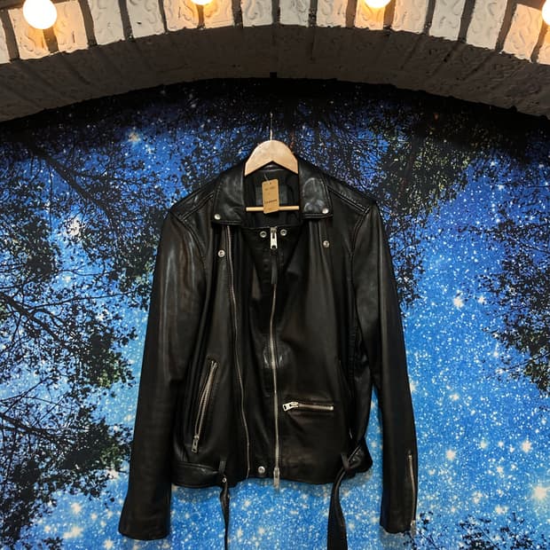 ⚜️ALLSAINTS(올세인츠) 블랙 양가죽 바이커 재킷