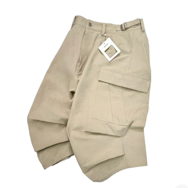 [2]논노드 사이드 카고 쇼츠 베이지