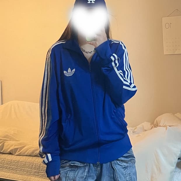 아디다스 파이어버드 블루 져지
