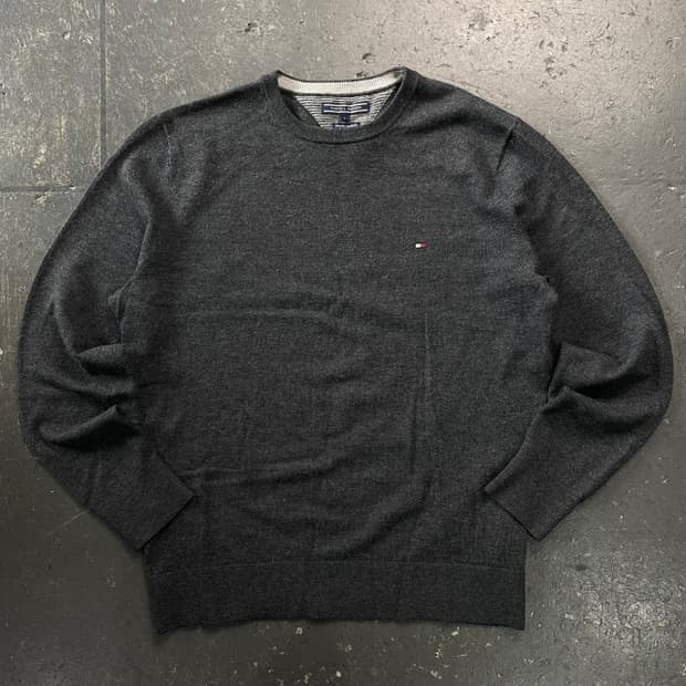 100 타미힐피거  니트