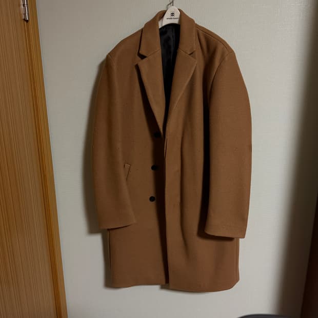 에잇세컨즈 남자 다크베이지 코트 M