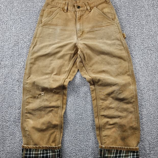 칼하트 헤비플란넬 덕 캔버스 카펜터 워크팬츠 ( 29X32 )/11103