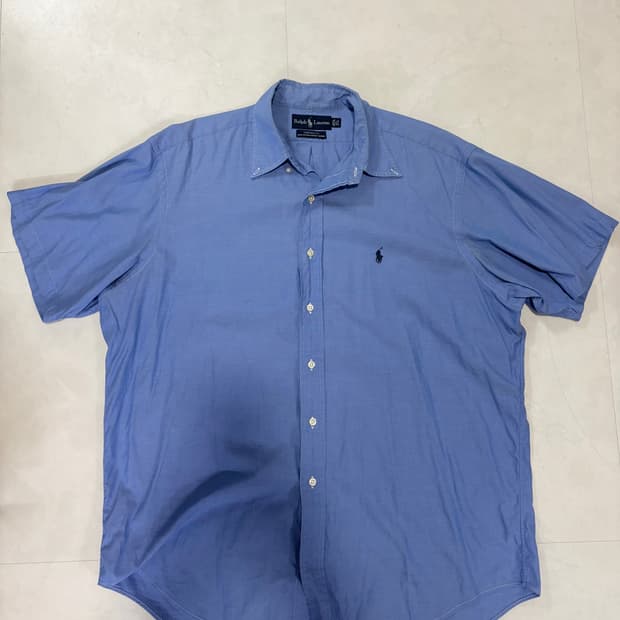 빈티지 폴로 반팔 셔츠