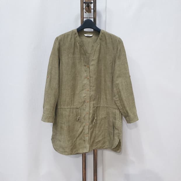 BCBG 여성 린넨 자켓 55