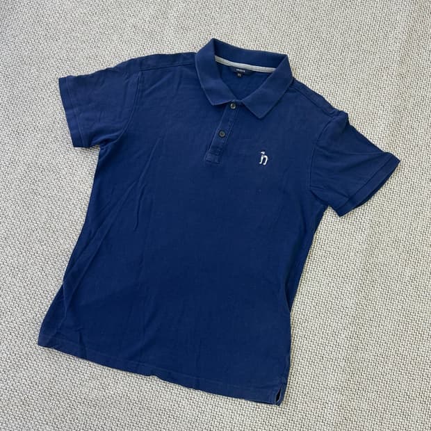 95 헤지스 반팔 카라 티셔츠 0417D