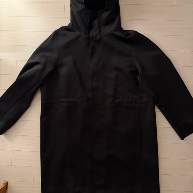 COS 드로우스트링 웨이스트 후디드 파카