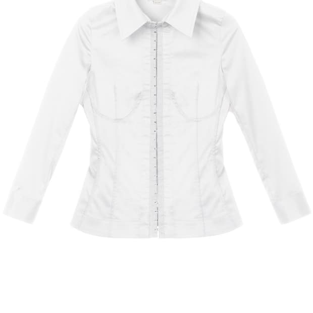 Corset seam shirt (White) 1