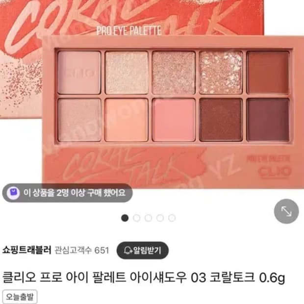 클리오 프로 아이팔레트 코랄토크 단종