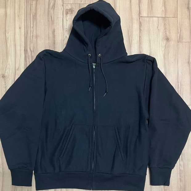 Camber USA Corss Knit Zipper Hoodie Blac