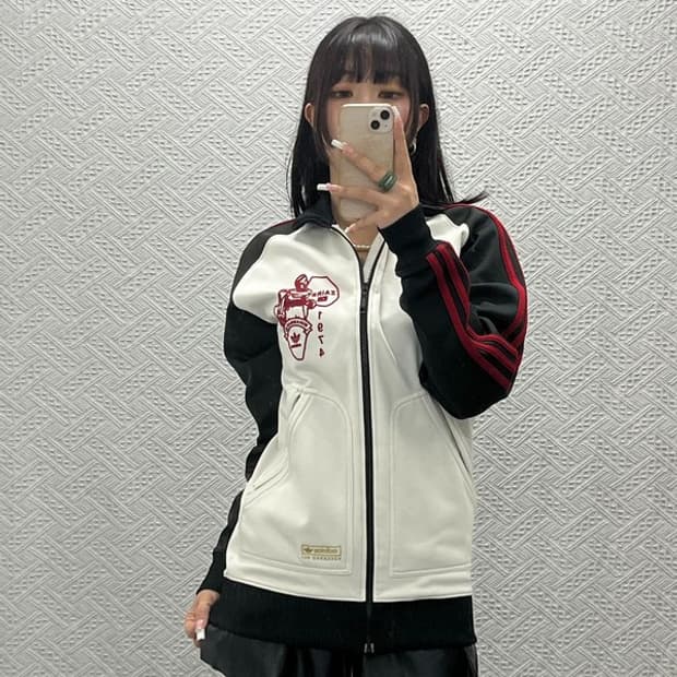 아디다스 희귀 빈티지 스트릿 무하마드 알리 져지 집업 XS C13603