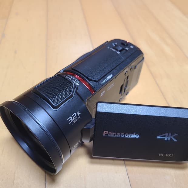 파나소닉 HC-VX1 4K 캠코더 정품대용량 배터리, 256sd 추가