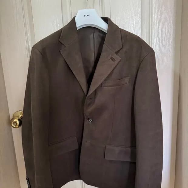 쿠어 스웨이드 블레이저