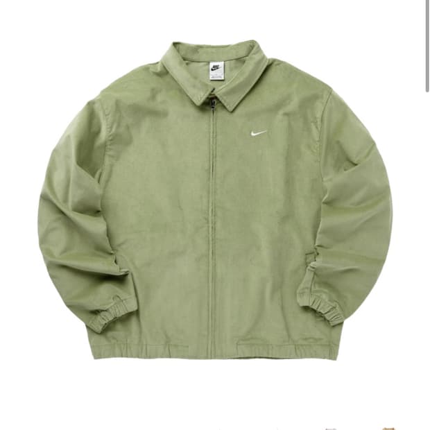 나이키 라이프 해링턴 자켓 오일 그린 - 아시아