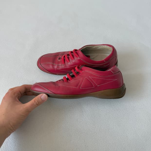 [EU37]MADE IN ITALY 레더 스니커즈