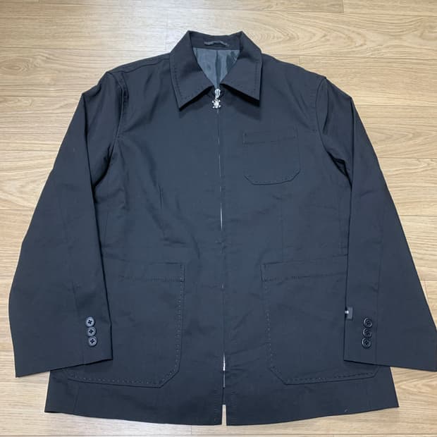 90)BlueCross964 해골지퍼 집업자켓