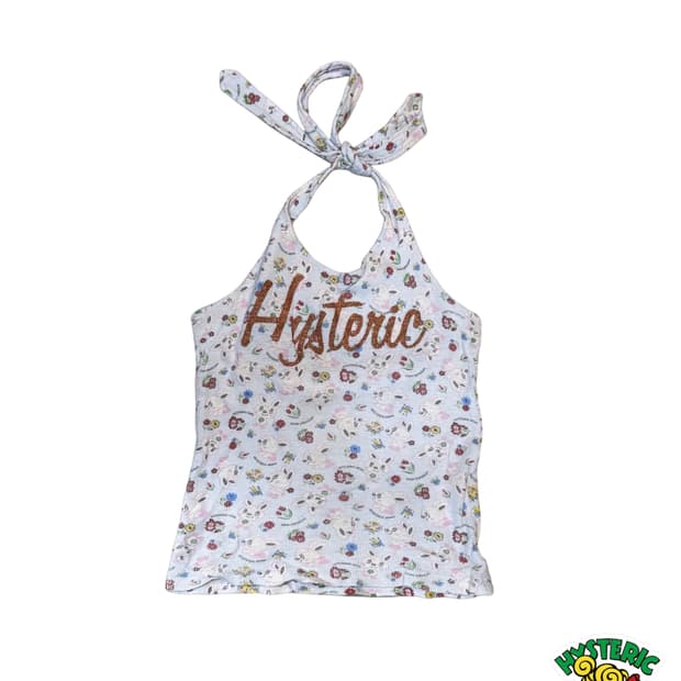 히스테릭 미니 홀터넥 슬리브리스