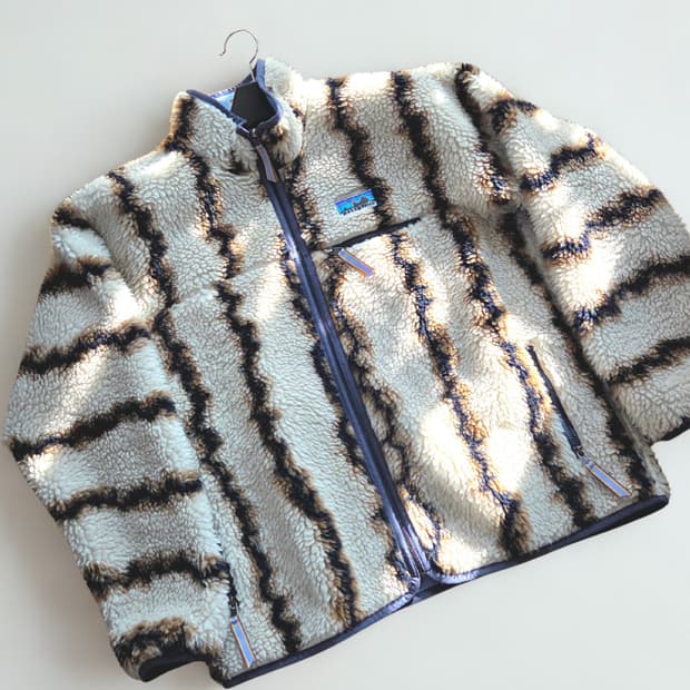 (L)파타고니아 썬더 딥파일 레트로가디건 플리스 자켓