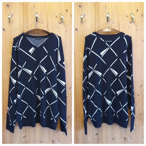 110.Lynx 브이넥 스판니트 